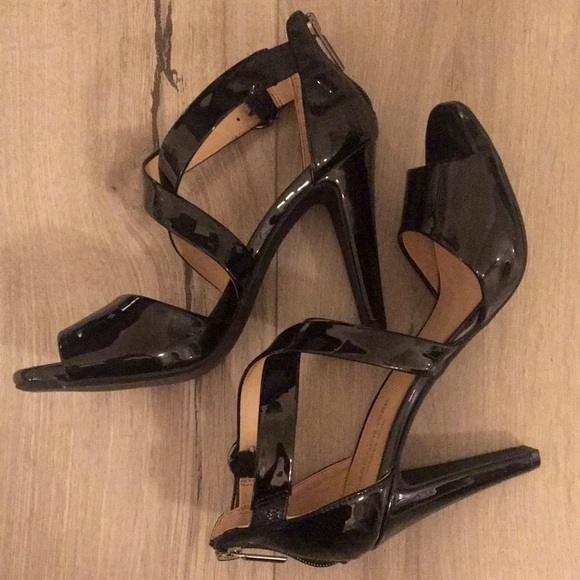 Marc New York Andrew Marc Shoes - Gorgeous patent leather black strappy heels